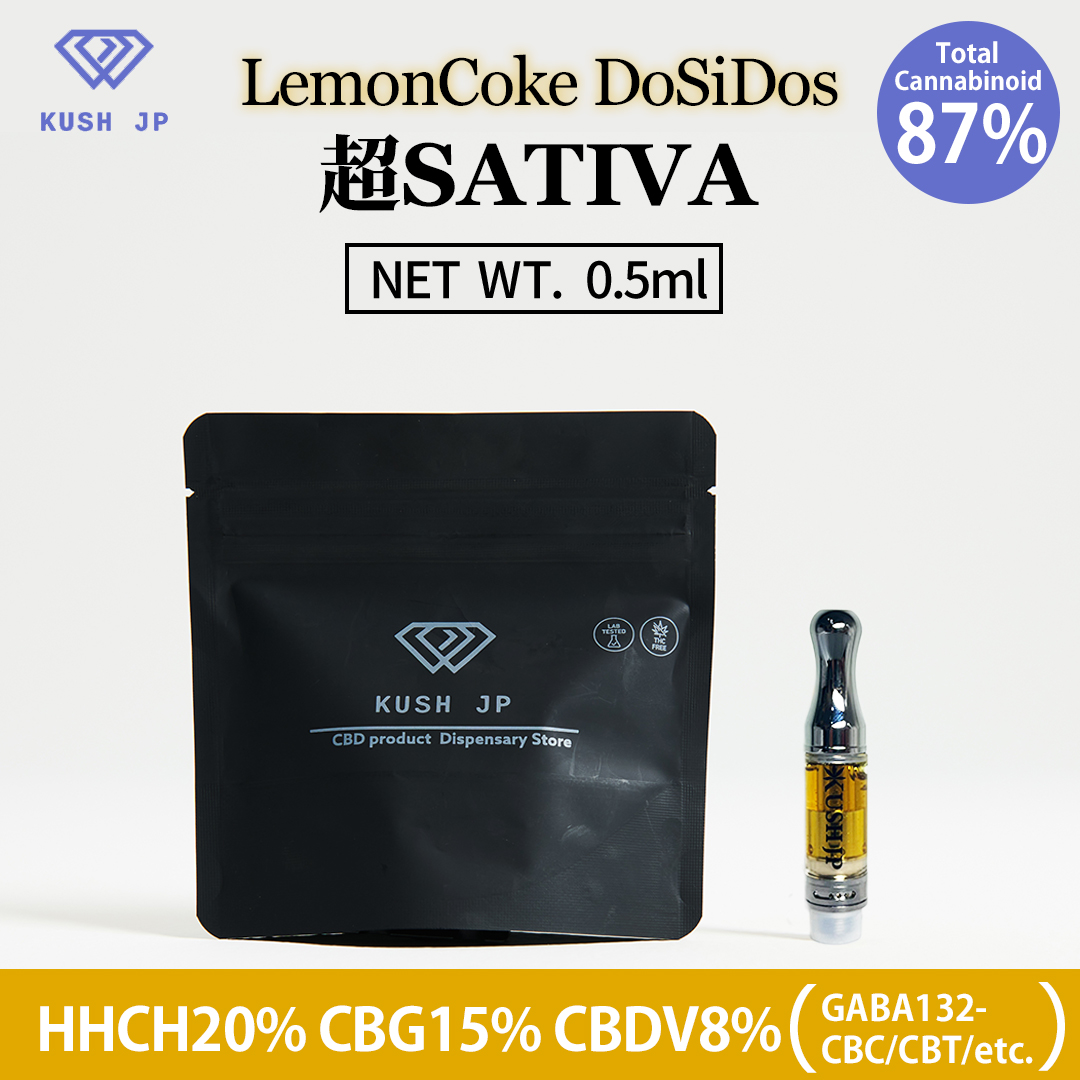 上級者向け】HHCH20%-超SATIVA-（LemonCoke Do-Si-Dos：0.5ml） - KUSH JP