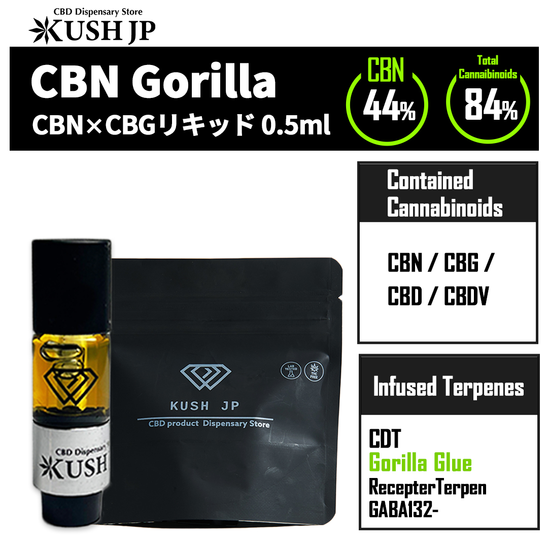 新基準対応】CBN -Gorilla-（GG#4：0.5ml）【KUSH JP】 - KUSH JP