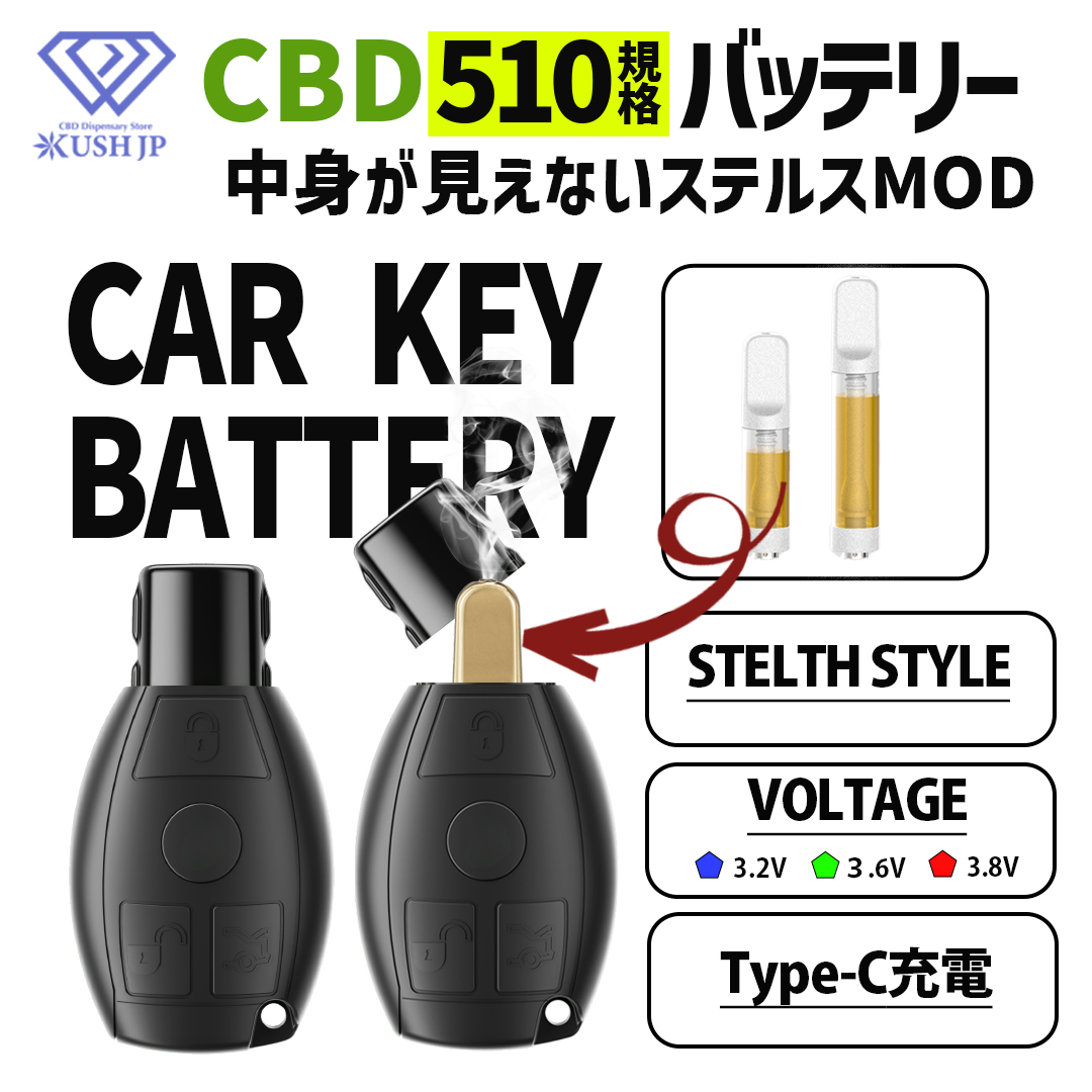【ステルスMOD】 CARKEY BATTERY510 【KUSH JP】