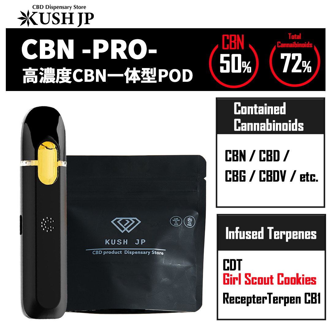 【一体型POD】CBN -PRO-(Girl Scout Cookies:1.0ml)【新基準対応】