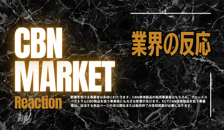 CBN規制に関する市場の反応